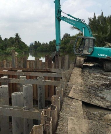 Sheet Piling Bracing Deep Excavation Works Project References 5