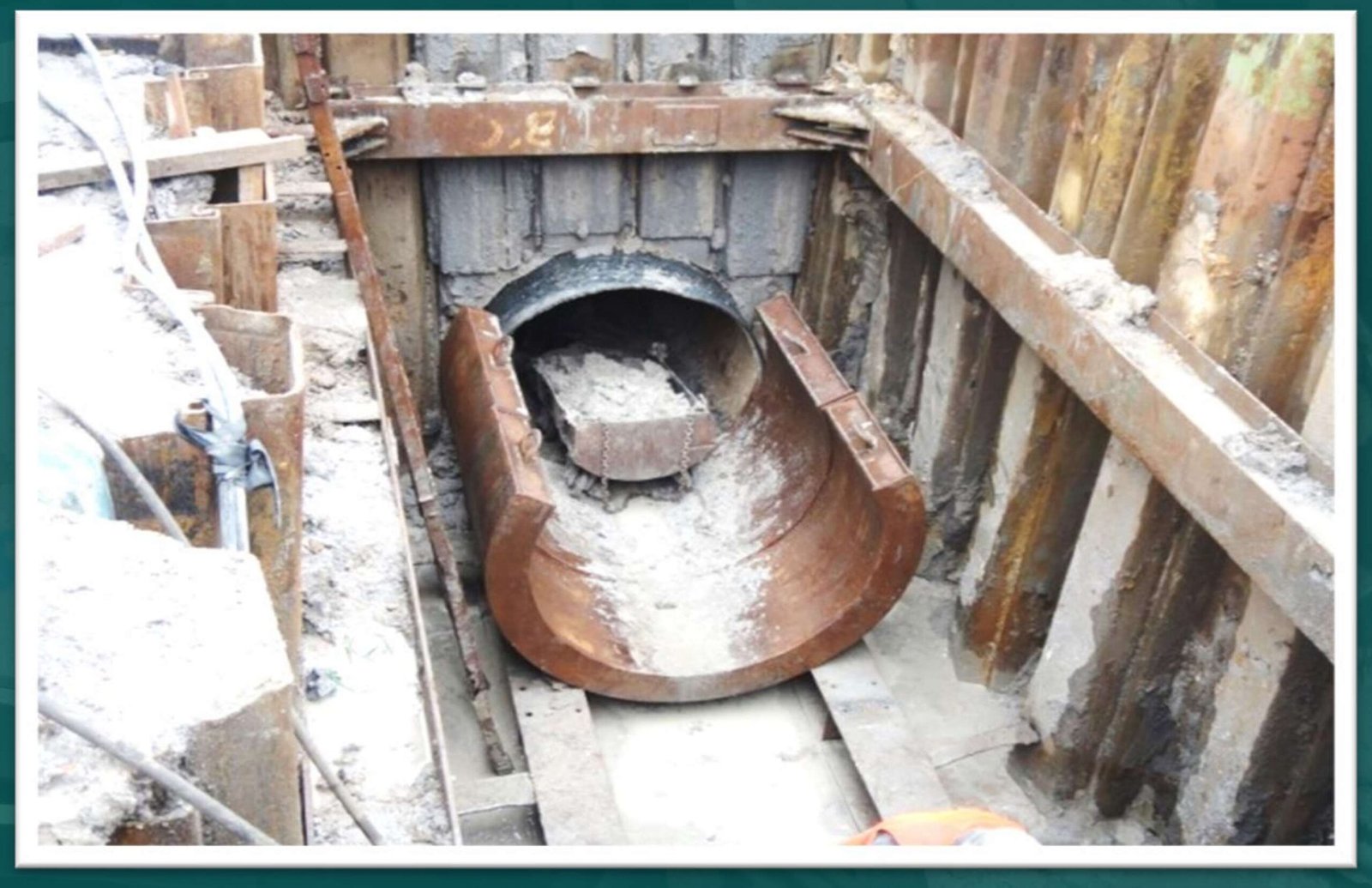 Remove excavated soil