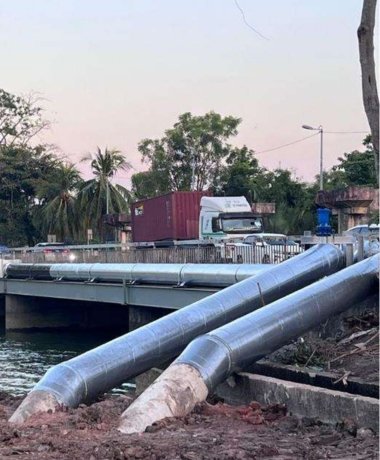 Sections Pipe Laying Works Project Reference 6