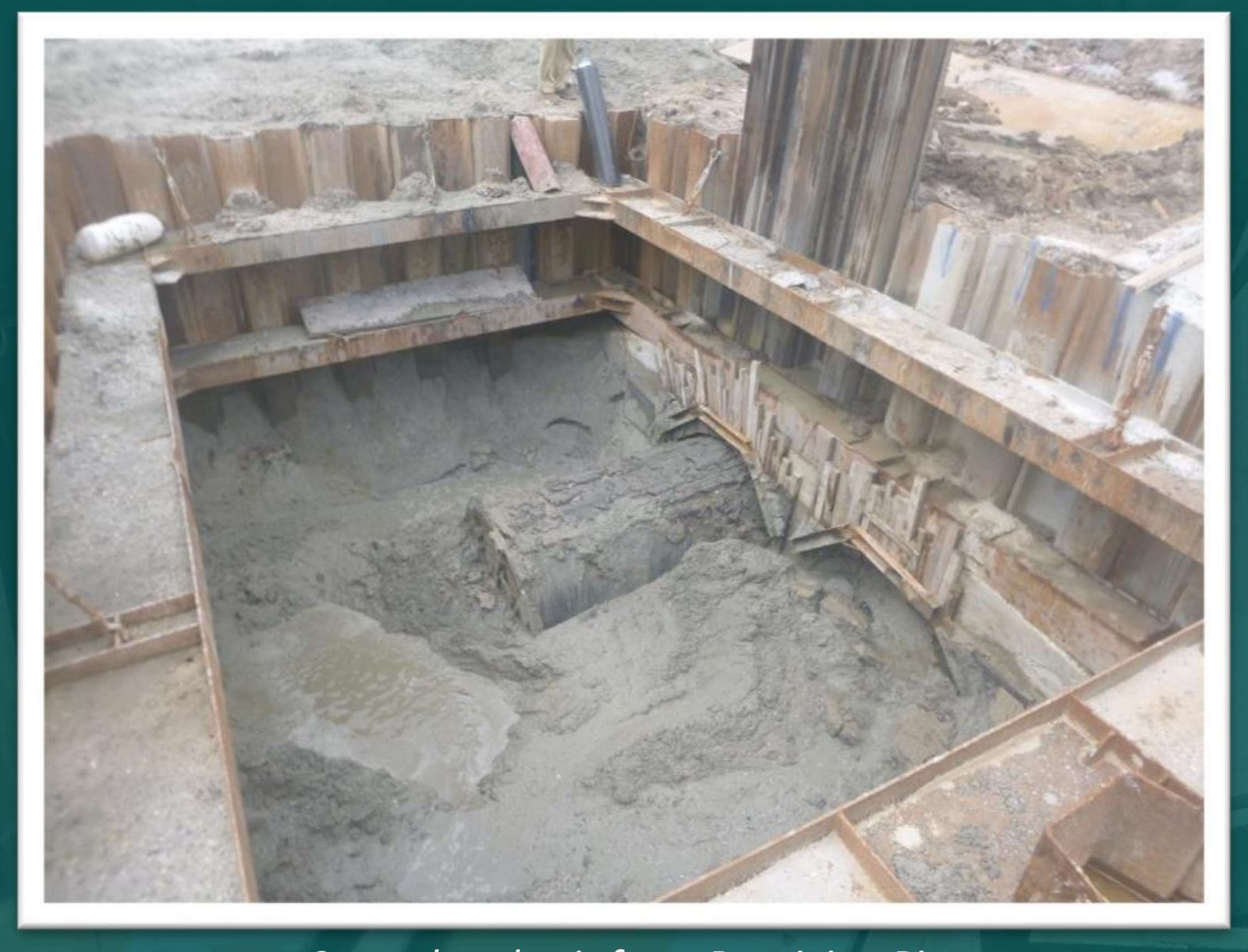 Cutter Head Exit from Receiving Pit